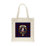Canvas Tote Bags Royal Scottish Home Modern Clan Badge Tartan Plaid Tote Bag - Scotstee Shop