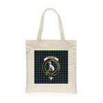Canvas Tote Bags Royal Scottish Hunter Clan Badge Tartan Plaid Tote Bag - Scotstee Shop