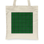 Canvas Tote Bags Royal Scottish Innes Hunting Clan Badge Tartan Plaid Tote Bag - Scotstee Shop