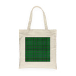 Canvas Tote Bags Royal Scottish Innes Hunting Clan Badge Tartan Plaid Tote Bag - Scotstee Shop
