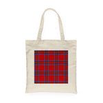 Canvas Tote Bags Royal Scottish Inverness District Clan Badge Tartan Plaid Tote Bag - Scotstee Shop