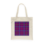 Canvas Tote Bags Royal Scottish Jackson Clan Badge Tartan Plaid Tote Bag - Scotstee Shop