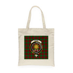 Canvas Tote Bags Royal Scottish Kerr Clan Badge Tartan Plaid Tote Bag - Scotstee Shop