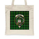 Canvas Tote Bags Royal Scottish Kincaid Clan Badge Tartan Plaid Tote Bag - Scotstee Shop