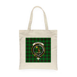 Canvas Tote Bags Royal Scottish Kinloch Clan Badge Tartan Plaid Tote Bag - Scotstee Shop