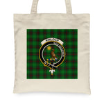 Canvas Tote Bags Royal Scottish Kinloch Clan Badge Tartan Plaid Tote Bag - Scotstee Shop