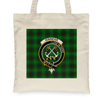 Canvas Tote Bags Royal Scottish Kinnear Clan Badge Tartan Plaid Tote Bag - Scotstee Shop