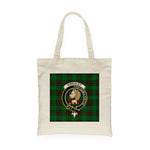 Canvas Tote Bags Royal Scottish Kirkaldy Clan Badge Tartan Plaid Tote Bag - Scotstee Shop