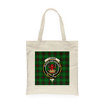 Canvas Tote Bags Royal Scottish Lundin Clan Badge Tartan Plaid Tote Bag - Scotstee Shop