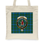 Canvas Tote Bags Royal Scottish Lyon Clan Badge Tartan Plaid Tote Bag - Scotstee Shop