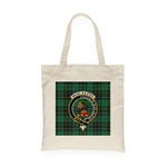 Canvas Tote Bags Royal Scottish MacAlpine Ancient Clan Badge Tartan Plaid Tote Bag - Scotstee Shop