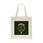 Canvas Tote Bags Royal Scottish MacAlpine Modern Clan Badge Tartan Plaid Tote Bag - Scotstee Shop