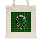Canvas Tote Bags Royal Scottish MacArthur Clan Badge Tartan Plaid Tote Bag - Scotstee Shop