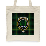 Canvas Tote Bags Royal Scottish MacArthur Modern Clan Badge Tartan Plaid Tote Bag - Scotstee Shop