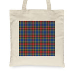 Canvas Tote Bags Royal Scottish MacBeth Modern Clan Badge Tartan Plaid Tote Bag - Scotstee Shop