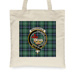 Canvas Tote Bags Royal Scottish MacDonald Clan Donald Of The Isles Hunting Ancient Clan Badge Tartan Plaid Tote Bag - Scotstee Shop