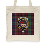 Canvas Tote Bags Royal Scottish MacDonald Clan MacDonald Clan Donald Clan Badge Tartan Plaid Tote Bag - Scotstee Shop