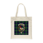 Canvas Tote Bags Royal Scottish MacDonald Clan MacDonald Clan Donald Of The Isles Hunting Modern Clan Badge Tartan Plaid Tote Bag - Scotstee Shop