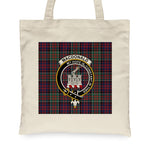 Canvas Tote Bags Royal Scottish MacDonald Clan Ranald Clan Badge Tartan Plaid Tote Bag - Scotstee Shop