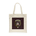 Canvas Tote Bags Royal Scottish MacDonald Clan Ranald Modern Clan Badge Tartan Plaid Tote Bag - Scotstee Shop