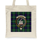 Canvas Tote Bags Royal Scottish MacDonald Clan Ranald Of The Isles Hunting Modern Clan Badge Tartan Plaid Tote Bag - Scotstee Shop