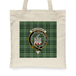 Canvas Tote Bags Royal Scottish MacDonald Lord Clan Ranald Of The Isles Hunting Clan Badge Tartan Plaid Tote Bag - Scotstee Shop