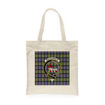 Canvas Tote Bags Royal Scottish MacDonald Of Sleat Ancient Clan Badge Tartan Plaid Tote Bag - Scotstee Shop