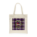 Canvas Tote Bags Royal Scottish MacDonald Of Sleat Dress Modern Clan Badge Tartan Plaid Tote Bag - Scotstee Shop