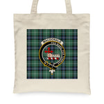 Canvas Tote Bags Royal Scottish MacDonald Sleat Of The Isles Hunting Ancient Clan Badge Tartan Plaid Tote Bag - Scotstee Shop