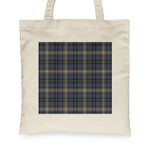 Canvas Tote Bags Royal Scottish MacDowall Light Clan Badge Tartan Plaid Tote Bag - Scotstee Shop