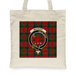 Canvas Tote Bags Royal Scottish MacDuff Clan Badge Tartan Plaid Tote Bag - Scotstee Shop