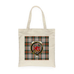Canvas Tote Bags Royal Scottish MacDuff Dress Ancient Clan Badge Tartan Plaid Tote Bag - Scotstee Shop