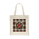 Canvas Tote Bags Royal Scottish MacDuff Dress Modern Clan Badge Tartan Plaid Tote Bag - Scotstee Shop