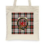Canvas Tote Bags Royal Scottish MacDuff Dress Modern Clan Badge Tartan Plaid Tote Bag - Scotstee Shop