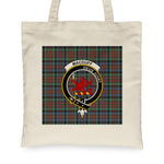 Canvas Tote Bags Royal Scottish MacDuff Hunting Ancient Clan Badge Tartan Plaid Tote Bag - Scotstee Shop