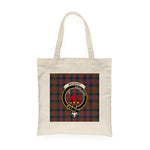 Canvas Tote Bags Royal Scottish MacDuff Hunting Modern Clan Badge Tartan Plaid Tote Bag - Scotstee Shop