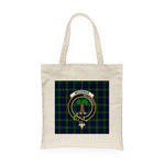 Canvas Tote Bags Royal Scottish MacEwan Clan Badge Tartan Plaid Tote Bag - Scotstee Shop