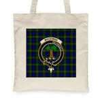 Canvas Tote Bags Royal Scottish MacEwan Clan Badge Tartan Plaid Tote Bag - Scotstee Shop