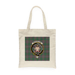 Canvas Tote Bags Royal Scottish MacFarlane Hunting Ancient Clan Badge Tartan Plaid Tote Bag - Scotstee Shop