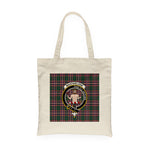 Canvas Tote Bags Royal Scottish MacFarlane Hunting Modern Clan Badge Tartan Plaid Tote Bag - Scotstee Shop
