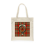 Canvas Tote Bags Royal Scottish MacGill Clan Badge Tartan Plaid Tote Bag - Scotstee Shop