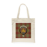 Canvas Tote Bags Royal Scottish MacGillivray Hunting Ancient Clan Badge Tartan Plaid Tote Bag - Scotstee Shop