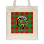 Canvas Tote Bags Royal Scottish MacGregor Modern Clan Badge Tartan Plaid Tote Bag - Scotstee Shop