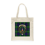 Canvas Tote Bags Royal Scottish MacIntyre Hunting Modern Clan Badge Tartan Plaid Tote Bag - Scotstee Shop
