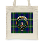 Canvas Tote Bags Royal Scottish MacIntyre Hunting Modern Clan Badge Tartan Plaid Tote Bag - Scotstee Shop