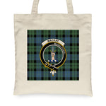 Canvas Tote Bags Royal Scottish MacKay Ancient Clan Badge Tartan Plaid Tote Bag - Scotstee Shop