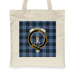 Canvas Tote Bags Royal Scottish MacKay Clan Badge Tartan Plaid Tote Bag - Scotstee Shop