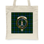 Canvas Tote Bags Royal Scottish MacKay Modern Clan Badge Tartan Plaid Tote Bag - Scotstee Shop