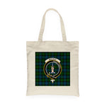 Canvas Tote Bags Royal Scottish MacKay Modern Clan Badge Tartan Plaid Tote Bag - Scotstee Shop