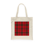 Canvas Tote Bags Royal Scottish MacKillop Clan Badge Tartan Plaid Tote Bag - Scotstee Shop